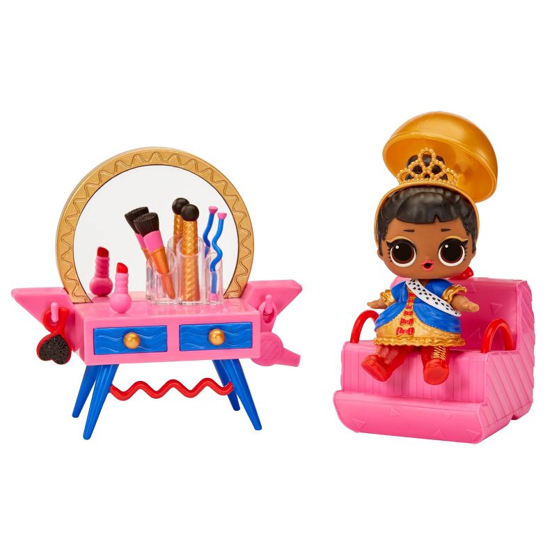 L.O.L. Surprise! Beauty Booth Playset with Her Majesty Collectible Doll and 8 Surprises, 1 of 10