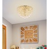 Elegant Lighting Century 4 light Chrome Flush Mount Clear Royal Cut Crystal - 2 of 4