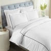 Cotton Cross-Stitch Embroidered 3 Piece Duvet Cover Set by Blue Nile Mills - 2 of 4