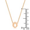 Slickblue Stylish Custom Initial Necklace for Women, 18" Link Chain+2" Ext., Rose Gold/Gold/Silver Options, b-z Options - 2 of 3