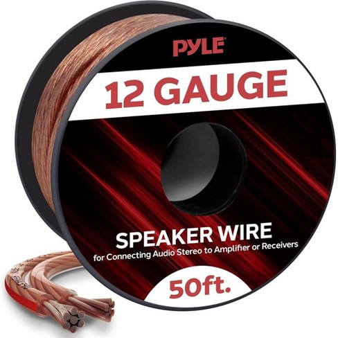 Pyle 50ft 12 Gauge High-Quality Speaker Zip Wire - PSC1250 - image 1 of 4