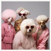 Kate & Laurel All Things Decor 30"x30" Sylvie Golden Lady Dogs Framed Canvas by The Creative Bunch Studio White - 2 of 4