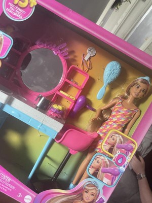 Barbie Girl Beauty Salon! How to care and style doll hair! Play Toys! 