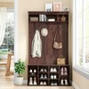 FURNIinspire Hall Trees Hall Tree With Bench And Shoe Storage - 4 of 4
