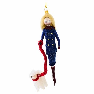 Italian Ornaments 7.0 Inch Roxette & Dior At The Plaza Italian Dog Ornament Tree Ornaments - 1 of 4