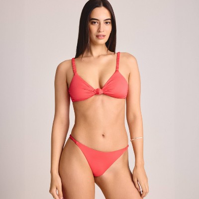Vitamin A Women's Knot Front Bralette Bikini Top