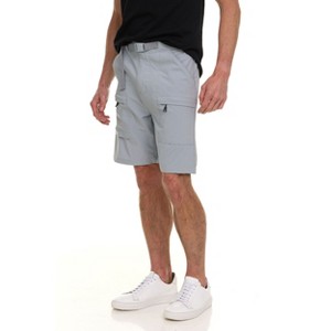 Canada Weather Gear Men’s Cargo Shorts with Belt – Lightweight Zip Pocket Utility Shorts for Outdoor & Casual Wear - 1 of 4