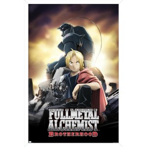 Trends International Fullmetal Alchemist: Brotherhood - Key Art 1 Framed Wall Poster Prints - 1 of 4