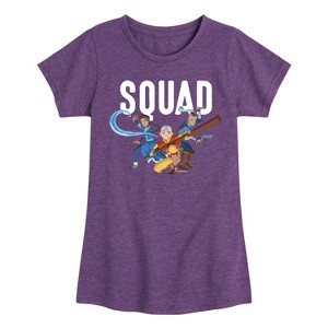 Girls' - Avatar: The Last Airbender - Trio Squad Fitted Short Sleeve Graphic T-Shirt - 1 of 4