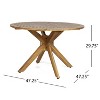 Christopher Knight Home Natividad Outdoor Wicker and Acacia Wood 5 Piece Dining Set - 3 of 4