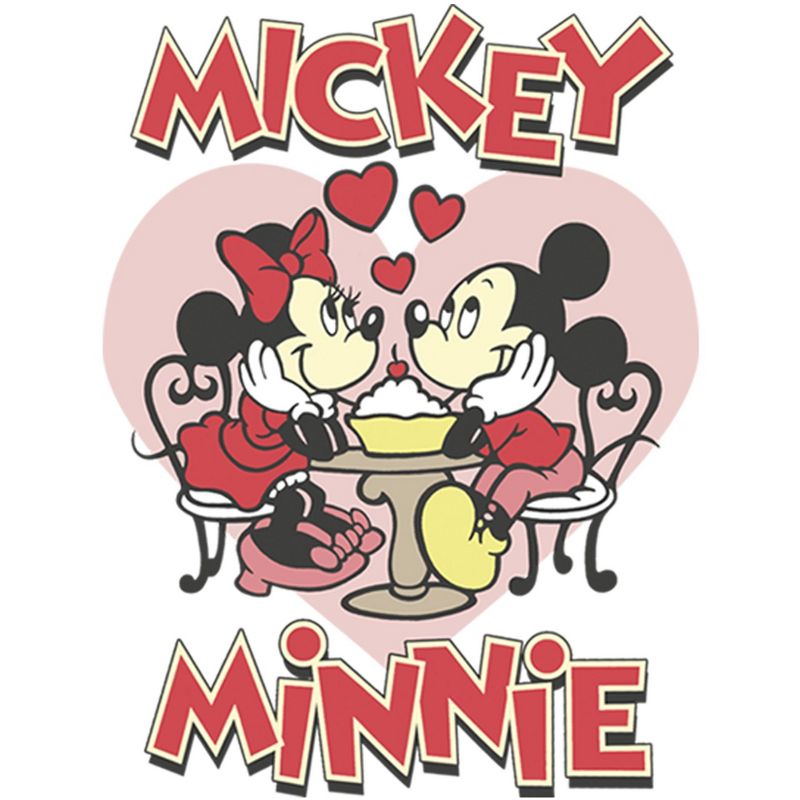 Girl's Disney Mickey and Minnie Share a Sundae T-Shirt, 2 of 5
