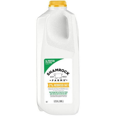 Shamrock Farms 2% Milk - 0.5gal