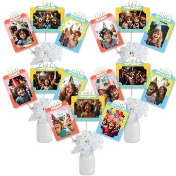 94 Piece Girls Rainbow Birthday Party Decorations Set with Balloons,  Banner, Cake Toppers and Wall Cutouts