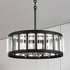 Minka Lavery Minka-Lavery Majestic Splendor 25.5" Wide Coal Finish 6-Light Pendant - 2 of 4