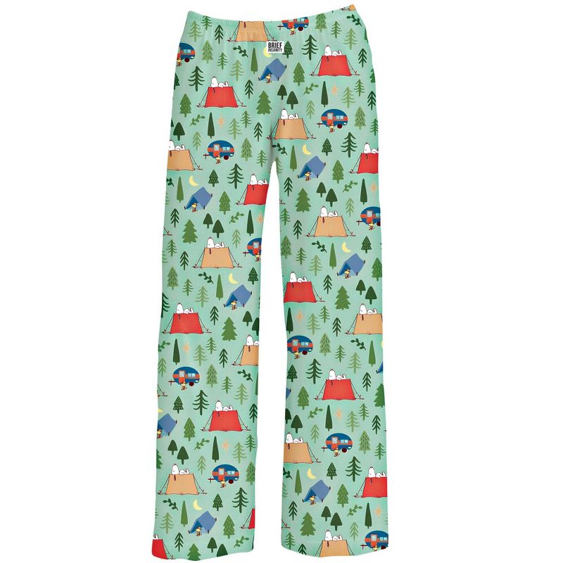 Collections Etc Snoopy Camp Out Elasticized Drawstring Waistband Lounge Pants, 3 of 5