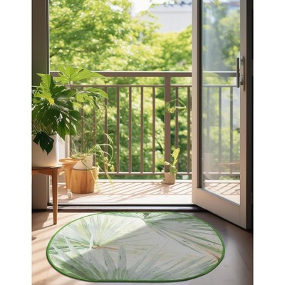 Jill Zarin Caribbean Outdoor Curacao Botanical Washable Flatweave Woven Area Rug