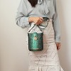 MKF Collection Avery Faux Crocodile Embossed Gradient Stylish crossbody bag for women by Mia K - 3 of 4