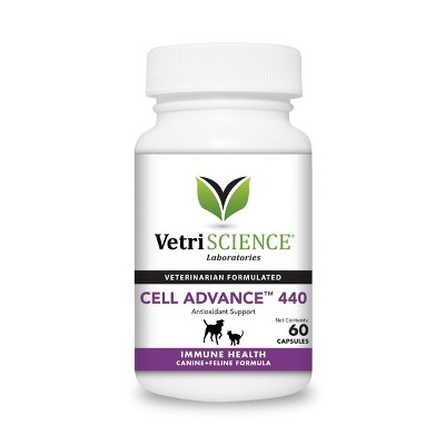 Vetriscience Laboratories Cell Advance 440 Immune Health Dog & Cat Capsules, 60 ct