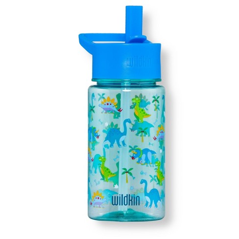 Wildkin Kids 16 Oz Tritan Plastic Water Bottle For Boys & Girls (dinosaur  Land) : Target