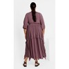 Women's Plus Size Arzel Dress - dusty mauve | CITY CHIC - image 3 of 4