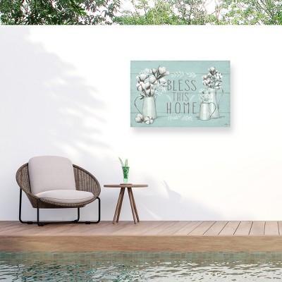 "Blessed I Mint" Outdoor Canvas