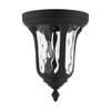 Livex Lighting Oxford 2 - Light Flush Mount in  Textured Black - 2 of 4
