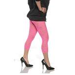 Underwraps Neon Pink Lace Adult Women's Costume Leggings