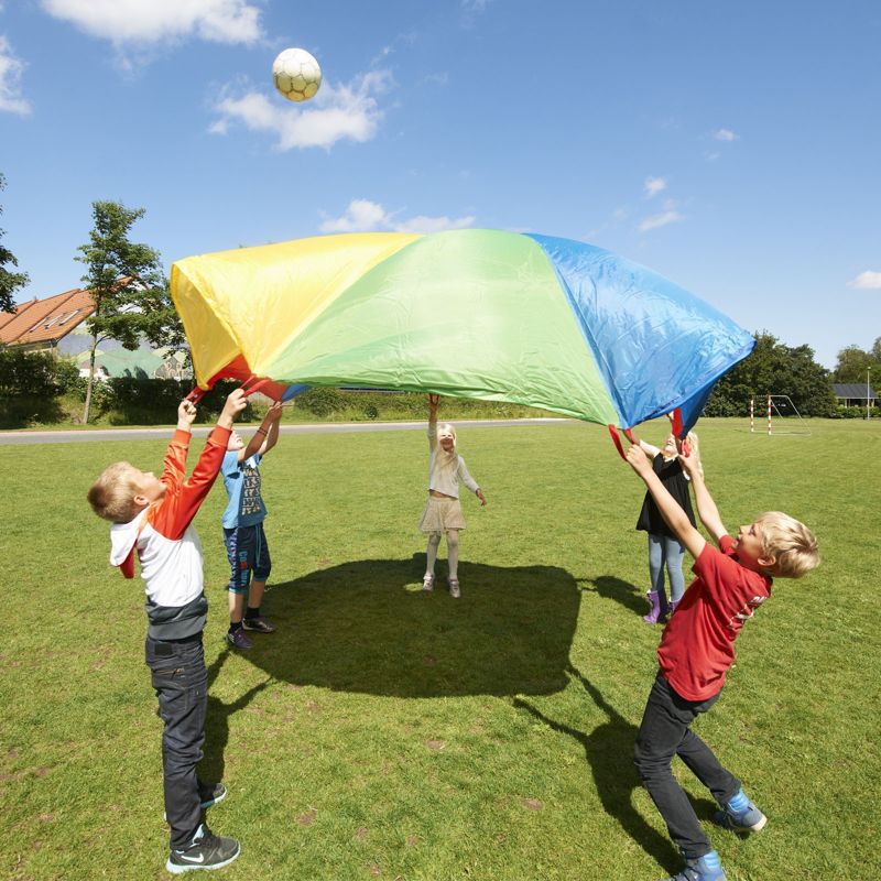 GONGE Physical Education Parachute, Assorted Sizes, 3 of 5