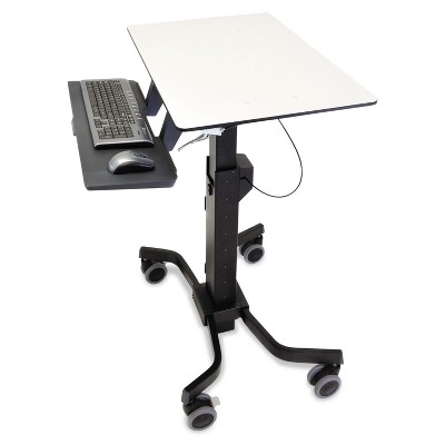 Ergotron TeachWell Mobile Digital Sit-Stand Workstation 31 x24 1/8 x 51 7/8 Gray/Black 24220055