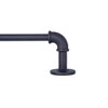 Sun Zero Bronn Industrial 3/4" Room Darkening Curtain Rod - image 2 of 4