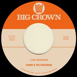 Sunny & the Sunliners - I Can Remember B/w Sitting In The Park (vinyl 7 inch single) - 1 of 1