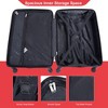 Summit Adventure 4-Piece Abs Lightweight Suitcase With Rotating Wheels And Tsa Lock - 3 of 4