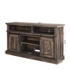 Modern Entertainment Console TV Stand with 23" Fireplace Insert, Multipurpose Sliding Door TV Cabinet Large Storage Space - 3 of 4