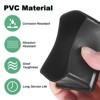 Unique Bargains Rectangle PVC Durable Anti-Slip Furniture Leg Caps - 2 of 4