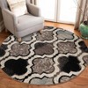 Contemporary Trellis Geometric Indoor Area Rug by Blue Nile Mills. - 2 of 4