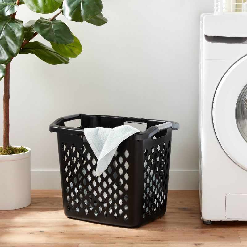 2.1bu Lamper Laundry Basket Black - Brightroom&#8482;, 3 of 5