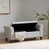 NicBex 50 Inch Storage Ottoman,Rectangle Entryway Bench with Rolled Arms for Bedroom and Living Room - 2 of 4