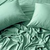 BedVoyage Standard 300 Thread Count Luxury Pillowcase Set Seaglass - 4 of 4