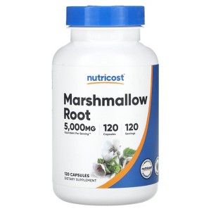 Nutricost Marshmallow Root, 5,000 mg, 120 Capsules - 1 of 2