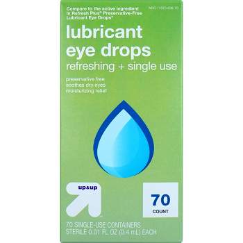 Lubricant Single Use Eye Drops - 1.44 fl oz/70ct - up & up™