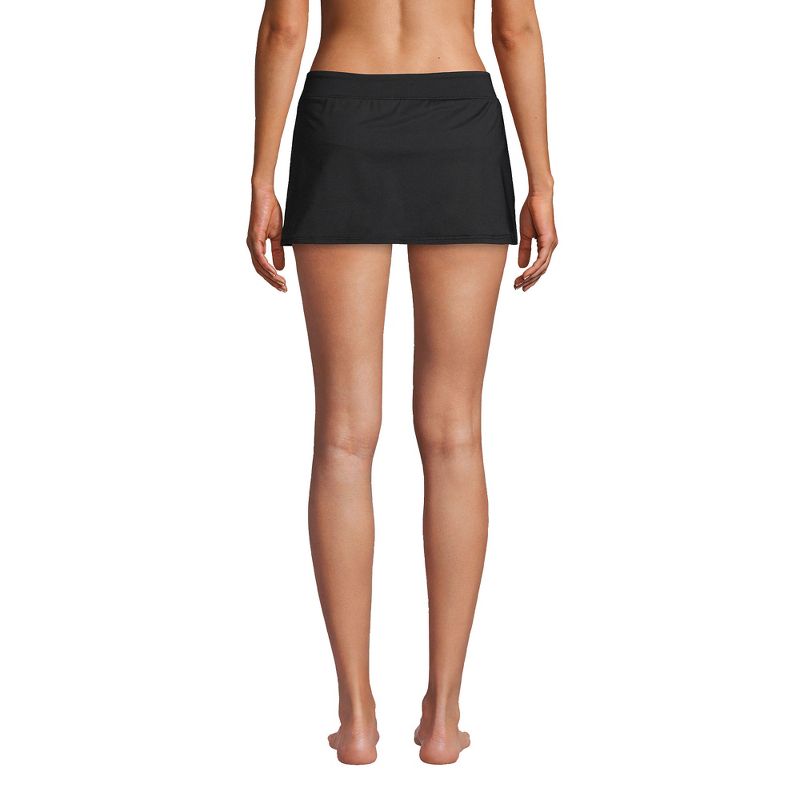 Lands' End Women's Chlorine Resistant Mini Swim Skirt Swim Bottoms, 2 of 6