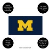 Evergreen Full Color PVC Mat, 16" x 28", University Of Michigan Indoor and Outdoor Home Decor - 4 of 4