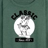 Women's - Disney - Mickey Classic Since 1928 Lightweight French Terry Wide Neck Long Sleeve Shirt - 2 of 4