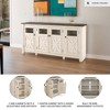 Bolanburg Extra Large TV Stand for TVs up to 74" Off White: Entertainment Center - Signature Design by Ashley - 3 of 4
