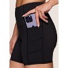 RBX Active Women's 5" Bike Shorts, Squat Proof Moisture Wicking Fitted Biker Shorts with Pockets - 2 of 4