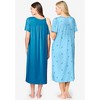 Only Necessities Plus Size  2-Pack Bib Gown - 3 of 4