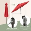 WestinTrends 9 Ft Outdoor Patio Market Table Umbrella with Tilt and Crank - 3 of 4