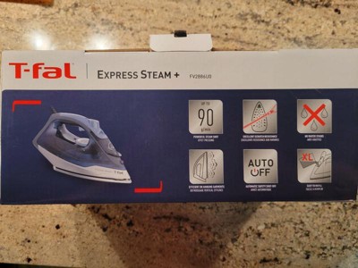 T-fal Steam Iron, Express Steam Blue: 1600W Clothes Iron with