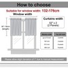 PiccoCasa Window Rod Pocket Valance Thermal Insulated Curtain Panels 2Pcs - 4 of 4