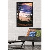 Trends International Lantern Press - Lake Michigan, Sunset on Beach Framed Wall Poster Prints - 2 of 4